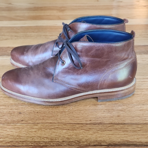 Cole Haan Brown Leather Chukka Boots Size 11.5